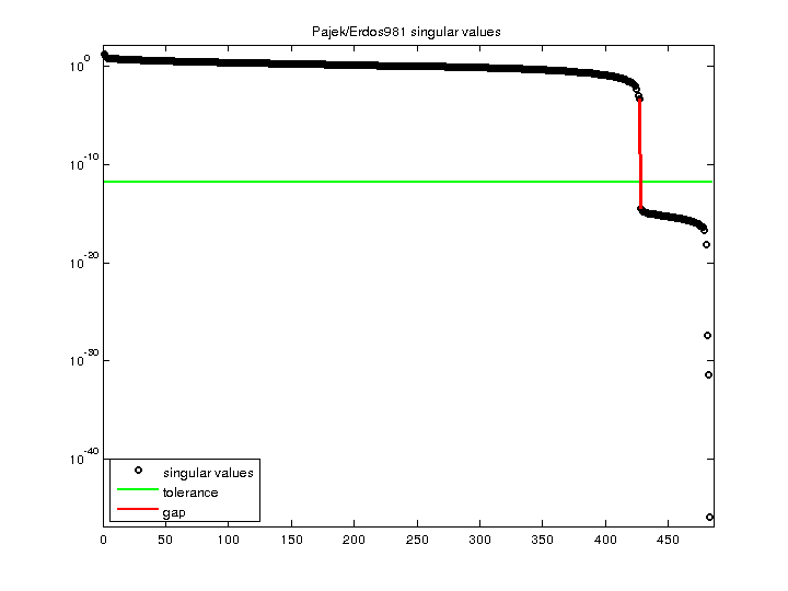 Pajek/Erdos981 svd