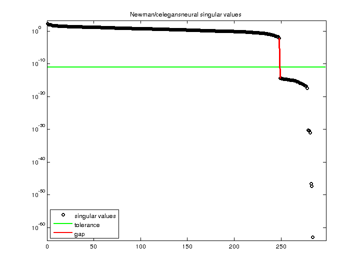 Newman/celegansneural svd