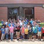 A group shot of codeathon participants