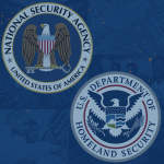 Seals of the National Security Agency and the Department of Homeland Security