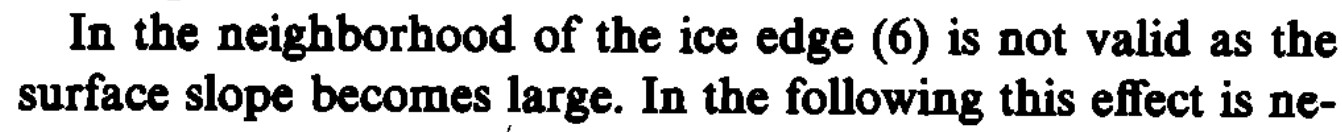 Halfar Small Ice Approximation Quote